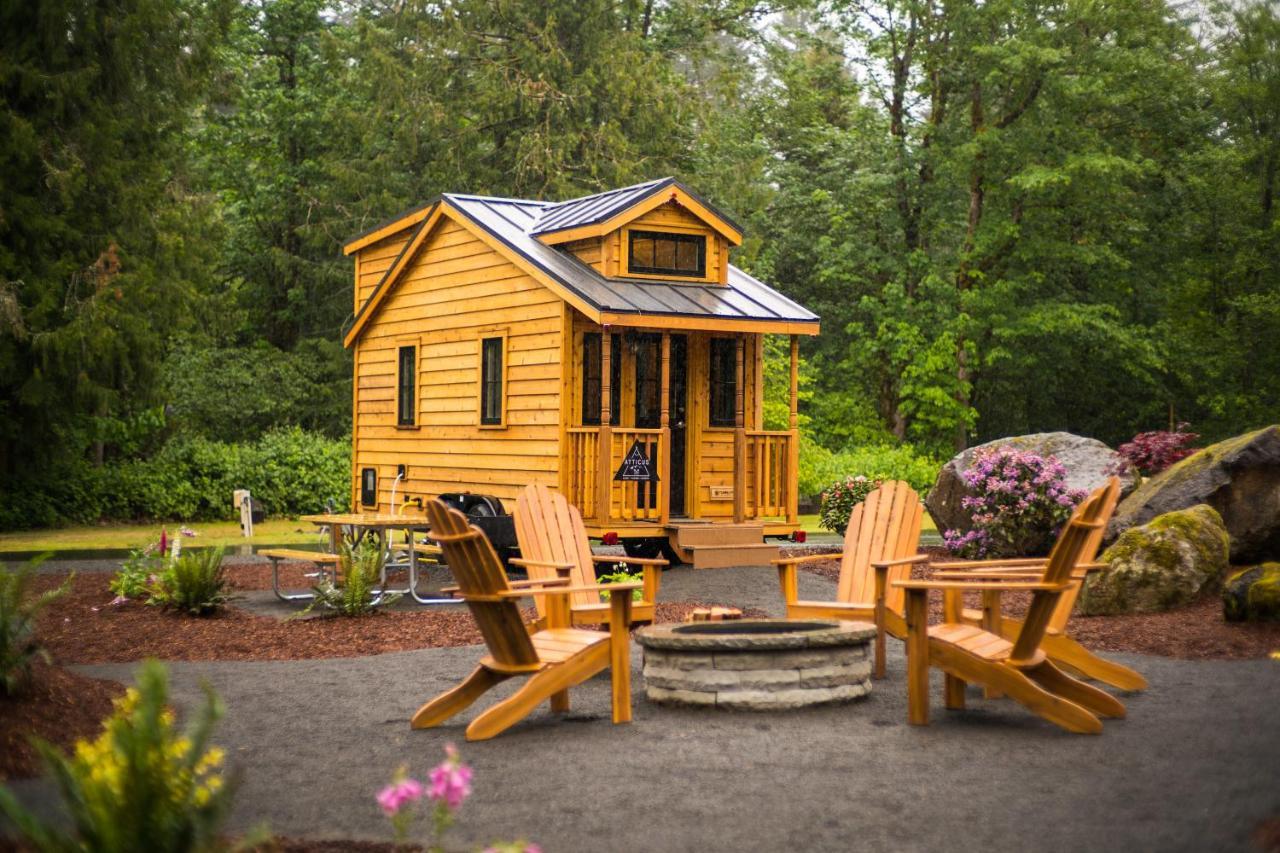 Mt Hood Tiny House Village Welches Exteriér fotografie